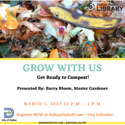 Grow With Us Composting Event Flyer