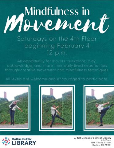 Meditation in Movement; Classes Saturdays @noon