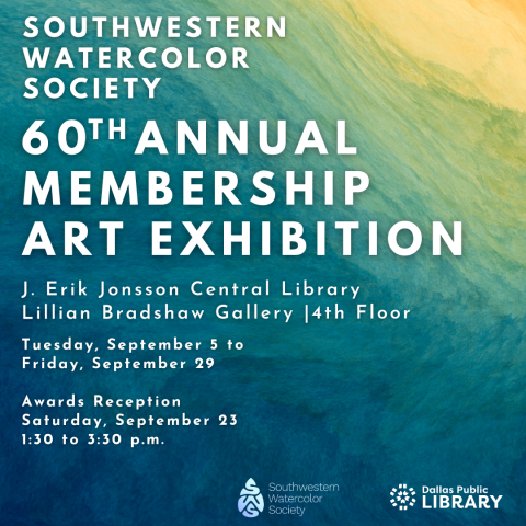 60th Annual Membership Art Exhibition Cover Graphic