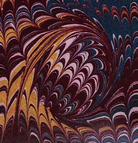 Example of Marbled Paper