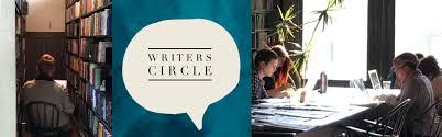 book shelve people writing circle in text blurb