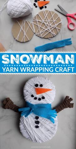 yarn snow people