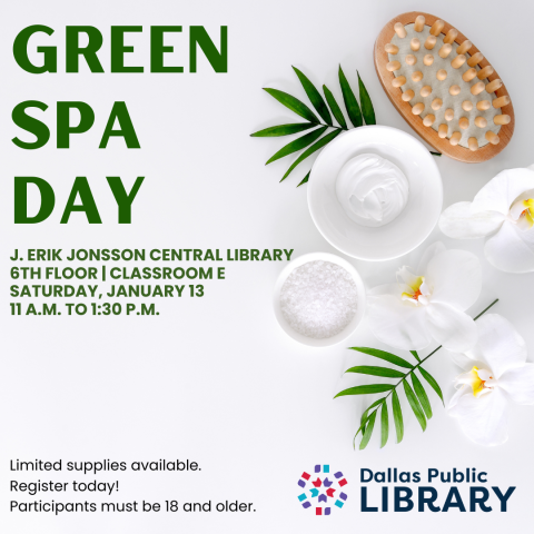 Green Spa Day Graphic