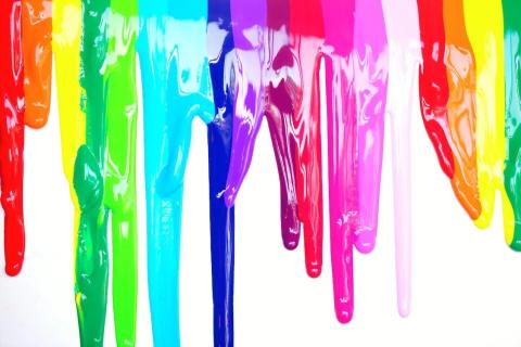 rainbow paint