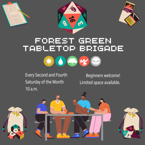 Forest Green Tabletop Brigade Flyer