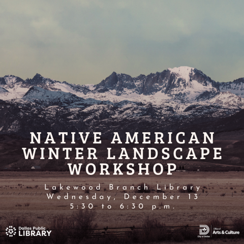 Native American Landscape Workshop Cover Graphic