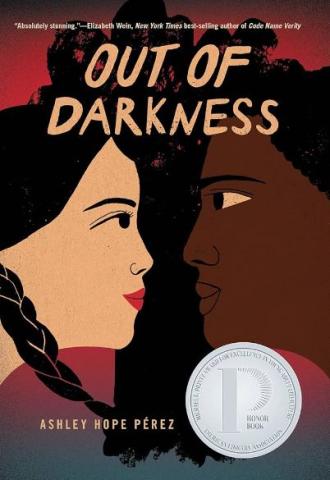 Cover art for out of darkness, the novel.  