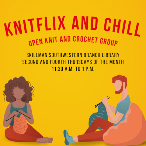 Knitflix and Chill Cover Graphic