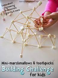 structure with marshmallows and toothpicks