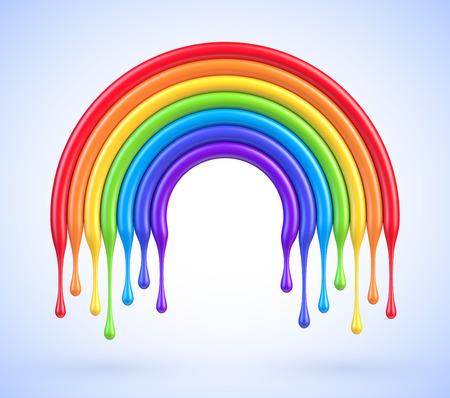 rainbow slime arch