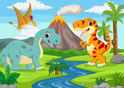 Cartoon Dinosaurs 