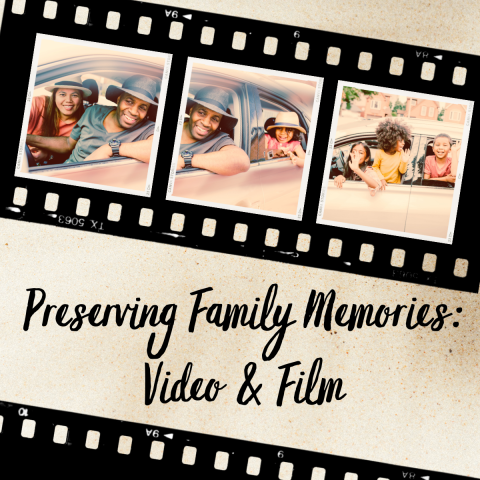 Video clips stills of family in a car