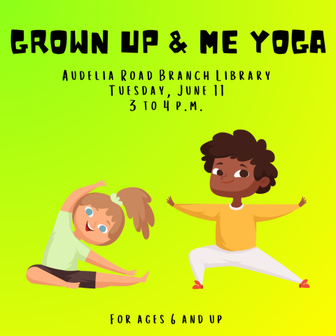 Grown Up & Me Yoga Graphic