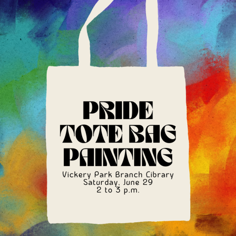pride tote bag painting cover graphic