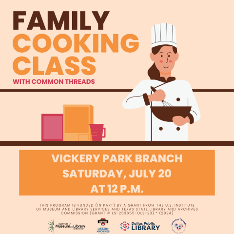 Family Cooking Class Cover Graphic