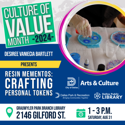 2024 Culture of Value Month Announcement for Resin Mementos