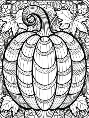 Pumpkin Coloring Page