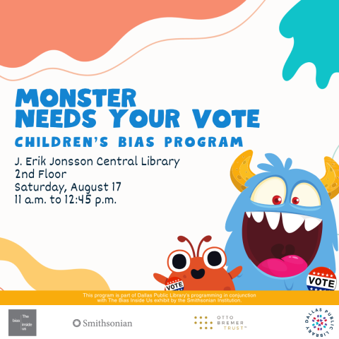 Monster Needs Your Vote Cover Graphic