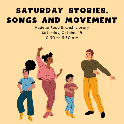 Saturday Stories, Songs and Movement Cover Graphic