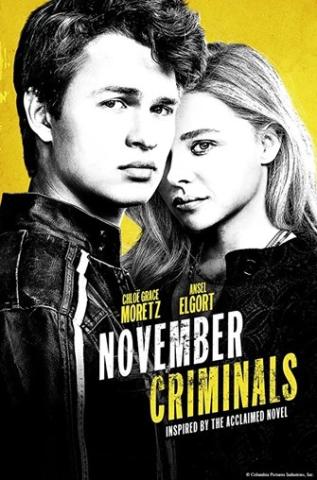 Movie poster for November Criminals from Columbia Pictures Industries Inc.