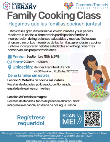 Family Cook Class with Common Threads