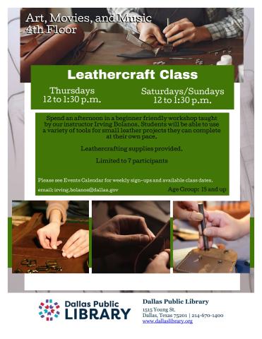 Leathercraft Class