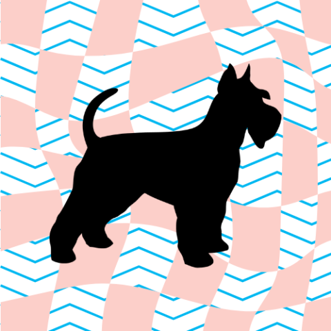 dog silhouette artwork