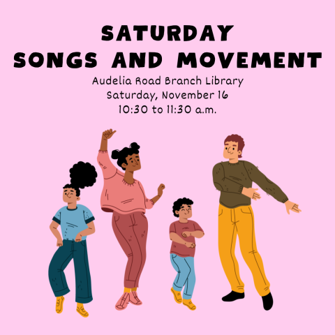 Saturday Songs and Movement Cover Graphic