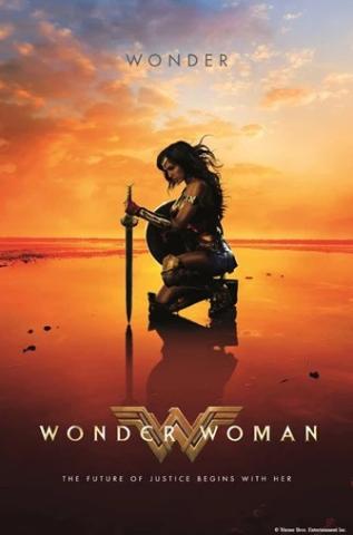 Movie poster for Wonder Woman (2017) from Warner Bros.