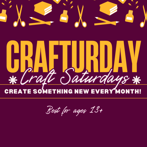 Crafterday: Craft Saturdays