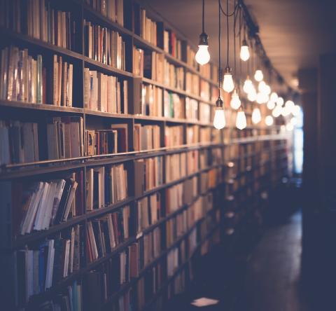 library shelf