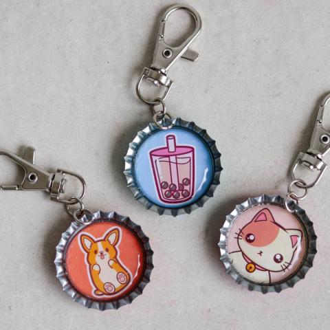 bottle cap charms 