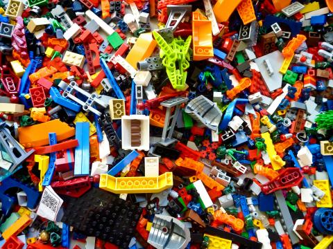 pile of LEGO bricks