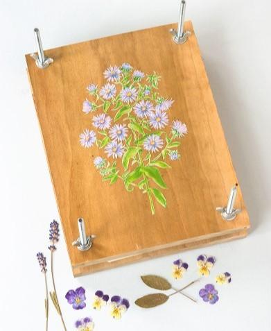 Example of Wooden Flower Press