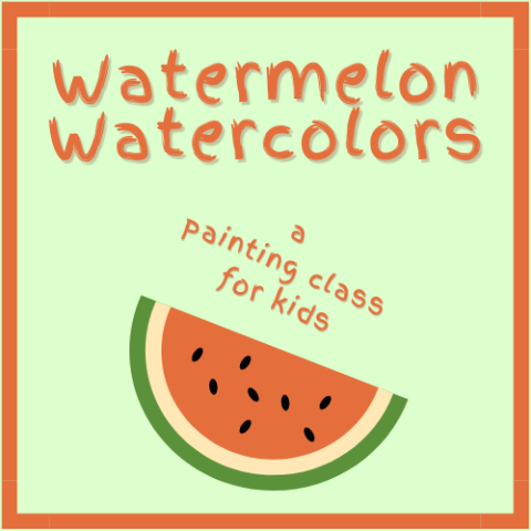 watercolor watermelon