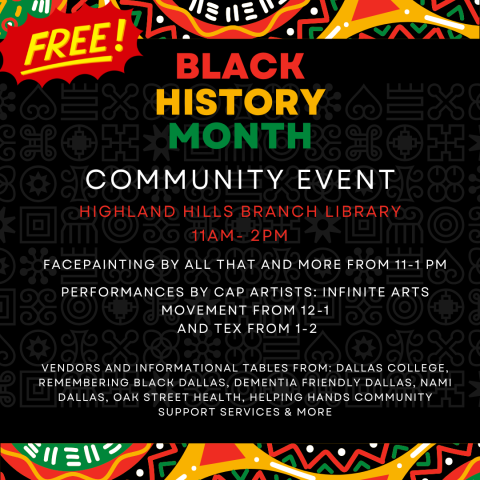 Black History Month Community Event 