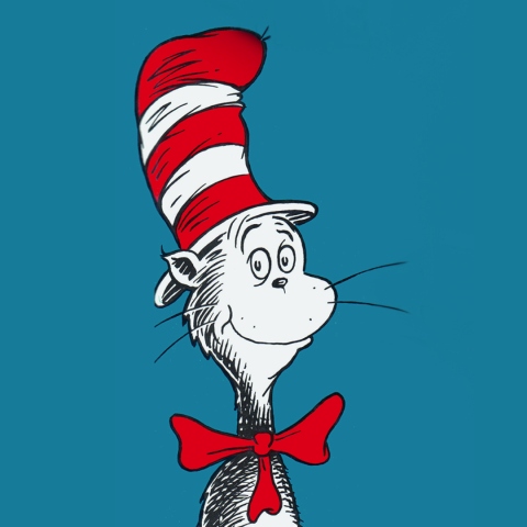 The cat from the book The Cat in the Hat