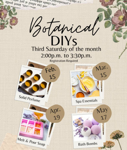 Botanical DIY series flyer