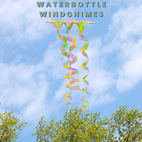 waterbottle windchimes