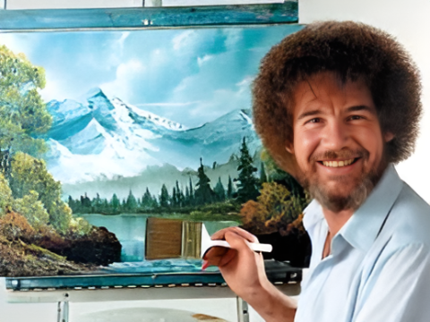 bob ross painting