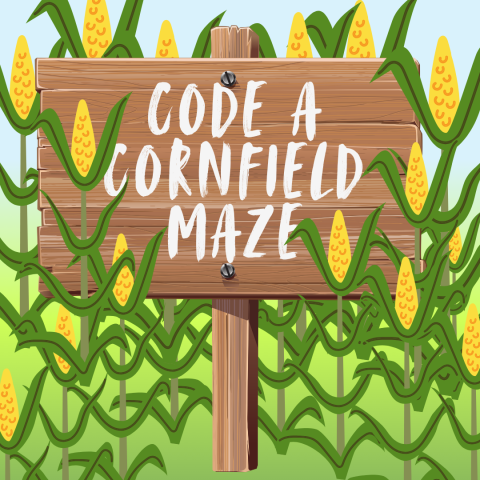 code a cornfield maze