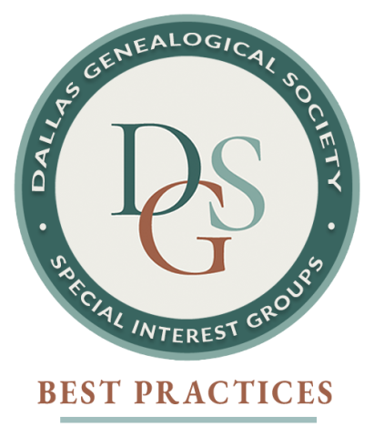 DGS circular logo with the words Best Practices Special Interest Group written underneath