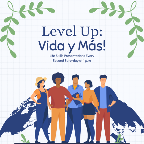 Level Up: Vida y Mas Banner