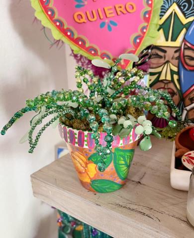 beaded plant