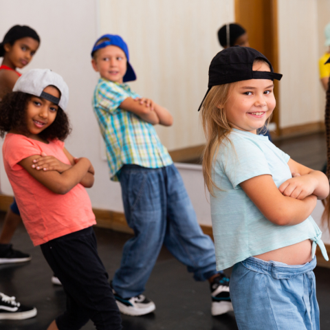 Children dancing hip hop
