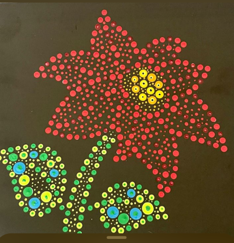 Dot Flower Art