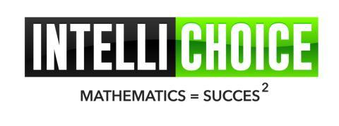 Black and green Intellichoice logo