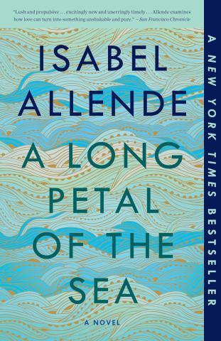 Book cover of A Long Petal of the Sea by Isabel Allende
