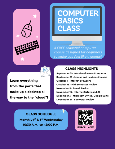 Computer Basics flyer
