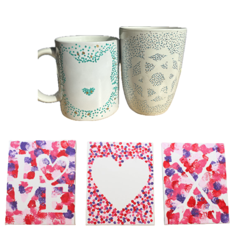 valentines day painting projects